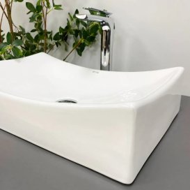 Раковина для ванної кімнати VBI VIAREGGIO 54x35 см кераміка білий VBI-016201