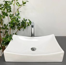 Раковина для ванної кімнати VBI VIAREGGIO L 67x46 см кераміка білий VBI-016203