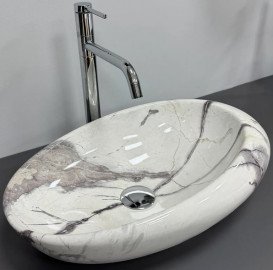 Раковина для ванной VBI Vicenza 49х31 см керамика sand glossy VBI-014803