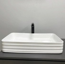 Раковина для ванної VBI Volturino 66,5х37 см кераміка білий VBI-012619