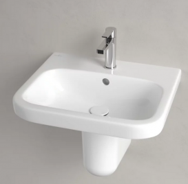 Раковина для ванної кімнати Villeroy & Boch Architectura 55х47 см санітарна кераміка альпійський білий CeramicPlus 418855R1