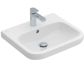 Раковина для ванної кімнати Villeroy & Boch Architectura 55х47 см шліфована санітарна кераміка альпійський білий CeramicPlus 41885GR1