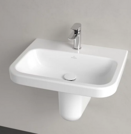 Раковина для ванной Villeroy & Boch Architectura 60х47 см санитарная керамика альпийский белый CeramicPlus 418861R1