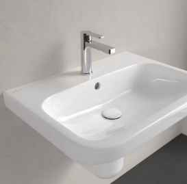 Раковина для ванной Villeroy & Boch Architectura 65х47 см санитарная керамика альпийский белый CeramicPlus 418865R1