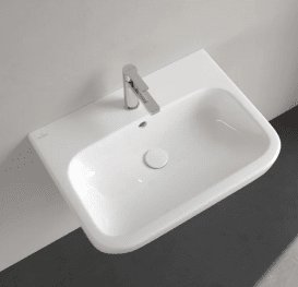 Раковина для ванной Villeroy & Boch Architectura 65х47 см шлифованная санитарная керамика альпийский белый 4188KG01