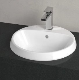 Раковина для ванной Villeroy & Boch Architectura ⌀45 см санитарная керамика альпийский белый 5A654501