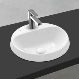 Раковина для ванної кімнати Villeroy & Boch Architectura ⌀45 см санітарна кераміка альпійський білий CeramicPlus 5A6546R1