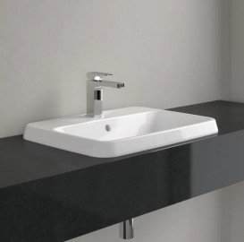 Раковина для ванної кімнати Villeroy & Boch Architectura 60х45 см санітарна кераміка альпійський білий CeramicPlus 5A6760R1