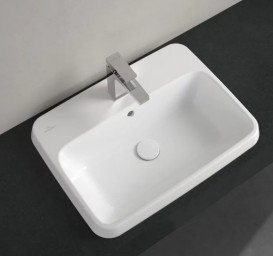 Раковина для ванної кімнати Villeroy & Boch Architectura 60х45 см санітарна кераміка альпійський білий CeramicPlus 5A6760R1