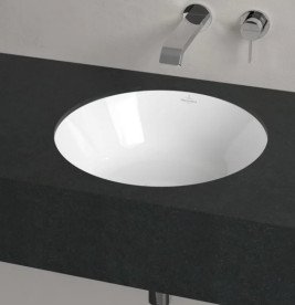 Раковина для ванної кімнати Villeroy & Boch Architectura ⌀46 см санітарна кераміка альпійський білий CeramicPlus 5A7545R1