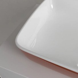 Раковина для ванної Villeroy & Boch Artis 58х38,5 см без переливу TitanCeram rust (іржа) 417258BCW8