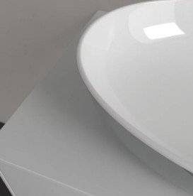 Раковина для ванной Villeroy & Boch Artis 61х41 см без перелива TitanCeram french linen 419861BCT7