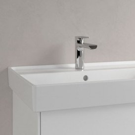 Раковина для ванної Villeroy & Boch Collaro 130x47 см подвійна з переливом білий альпійський TitanCeram 4A34D401