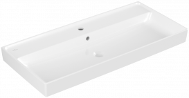 Раковина для ванної Villeroy & Boch Collaro 100x47 см з переливом білий альпійський TitanCeram 4A33A501