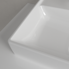 Раковина для ванної Villeroy & Boch Collaro 55x44 см без переливу білий альпійський TitanCeram 4A335601