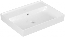 Раковина для ванной Villeroy & Boch Collaro 55x44 см с переливом альпийский белый TitanCeram 4A335501