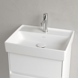 Раковина для ванной Villeroy & Boch Collaro 50x40 см без перелива альпийский белый CeramicPlus  433451R1