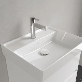 Раковина для ванной Villeroy & Boch Collaro 50x40 см без перелива альпийский белый CeramicPlus  433451R1