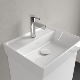 Раковина для ванної Villeroy & Boch Collaro 45x37 см без переливу білий альпійський TitanCeram 43344601