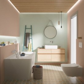 Раковина для ванної Villeroy & Boch Collaro 56x36 см накладна камінь білий CeramicPlus 4A2056RW