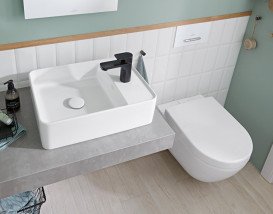 Раковина для ванної Villeroy & Boch Collaro 38х51 см накладна CeramicPlus білий альпійський 4A1751R1
