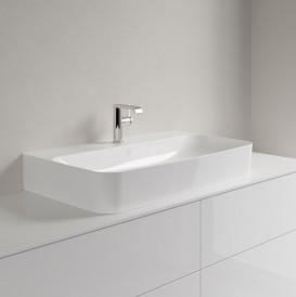 Раковина для ванной Villeroy & Boch Finion 80х47 см керамика CeramicPlus альпийский белый 41688CR1
