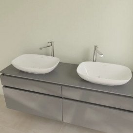 Раковина для ванної кімнати Villeroy & Boch Loop & Friends 56х38 см кераміка альпійський білий 4A490101