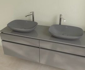 Раковина для ванной Villeroy & Boch Loop & Friends 56х38 см керамика CeramicPlus графит 4A4901i4