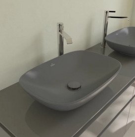 Раковина для ванной Villeroy & Boch Loop & Friends 56х38 см керамика CeramicPlus графит 4A4901i4