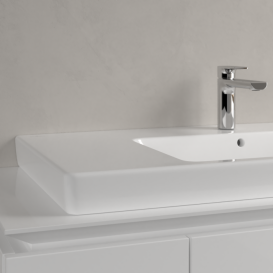 Раковина для ванной Villeroy & Boch Subway 2.0 100х48 см санитарная керамика CeramicPlus альпийский белый 71751GR1