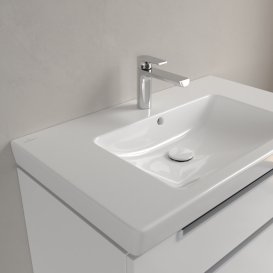 Раковина для ванной Villeroy & Boch Subway 2.0 80х47,5 см санитарная керамика альпийский белый 71758G01