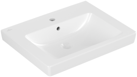 Раковина для ванной Villeroy & Boch Subway 2.0 60х47 см санитарная керамика CeramicPlus альпийский белый 711360R1