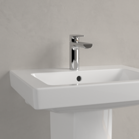 Раковина для ванной Villeroy & Boch Subway 2.0 55х45 см санитарная керамика CeramicPlus альпийский белый 7113F5R1