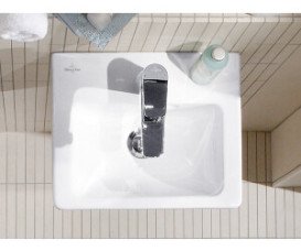 Раковина для ванной Villeroy & Boch Subway 2.0 37х30,5 см санитарная керамика CeramicPlus альпийский белый 731737R1