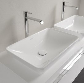 Раковина для ванної Villeroy & Boch Venticello 55,5х36 см кераміка CeramicPlus білий альпійський 411355R1