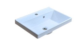 Раковина для ванной Vivia Idea 50 50х35 см искусственный камень белый А0053265