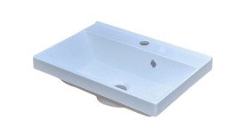 Раковина для ванной Vivia Idea 50 50х35 см искусственный камень белый А0053265