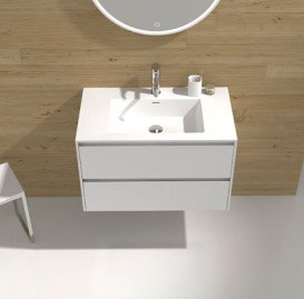 Раковина для ванной врезная IStone Illumina белый матовый WD38446