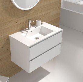 Раковина для ванной врезная IStone Illumina белый матовый WD38446