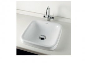 Раковина для ванной встраиваемая Duravit коллекция DuraStyle 43х43х12.5 белая 0372430000