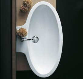 Раковина для ванної підвісна Simas колекція Spazio біла LFT34