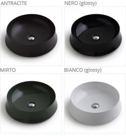 Раковина для ванної накладна Simas колекція Sharp біла SH01