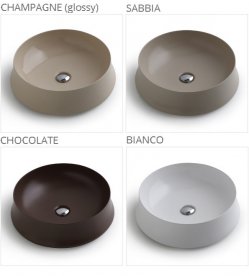 Раковина для ванної накладна Simas колекція Sharp біла SH01