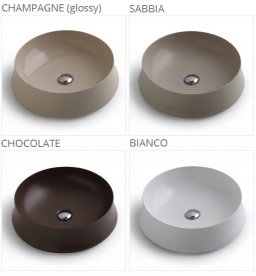 Раковина для ванної накладна Simas колекція Sharp біла SH05