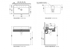 Раковина накладна Flaminia Miniwash MW75PR