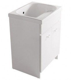 Раковина Galassia Venere врізна для прання 60 см без отвору під змішувач з переливом білий 2016