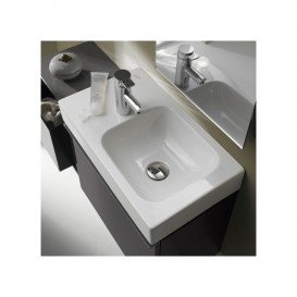 Раковина Geberit iCon з поличкою зліва санфарфор білий 124153000