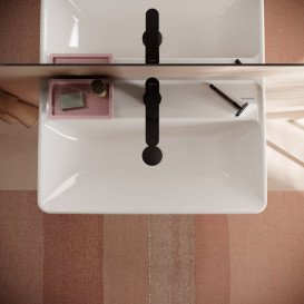 Раковина Hansgrohe Xanuia Q Compact 65х39 см c отверстием без перелива керамика SmartClean белый 61130450