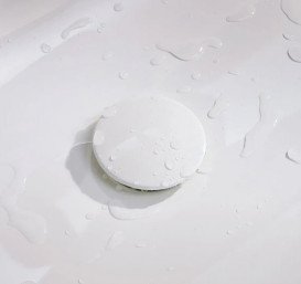 Раковина Hansgrohe Xelu Q 80х48 см полка слева c отверстием без перелива керамика SmartClean белый 61030450