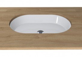 Раковина Miraggio Rome 52,2х32,5 см литий мармур білий глянцевий 0000232